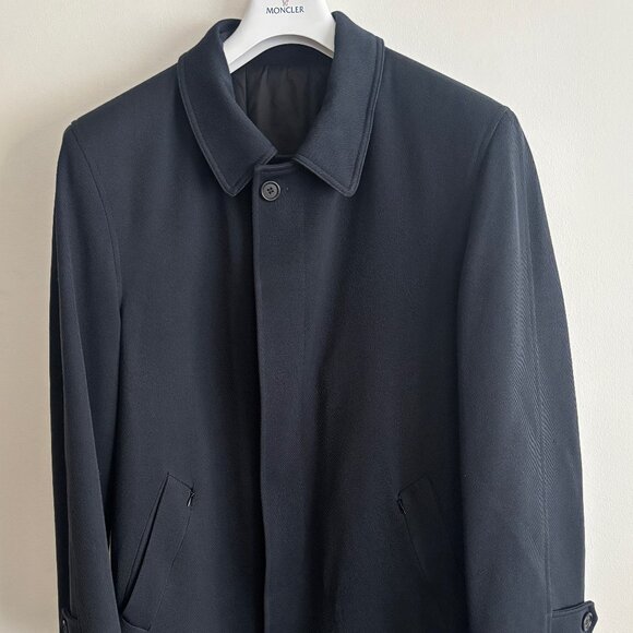 $1495 Harry Rosen Loro Piana Storm System Wool Jacket Car Coat/Overcoat- Medium - Picture 1 of 13